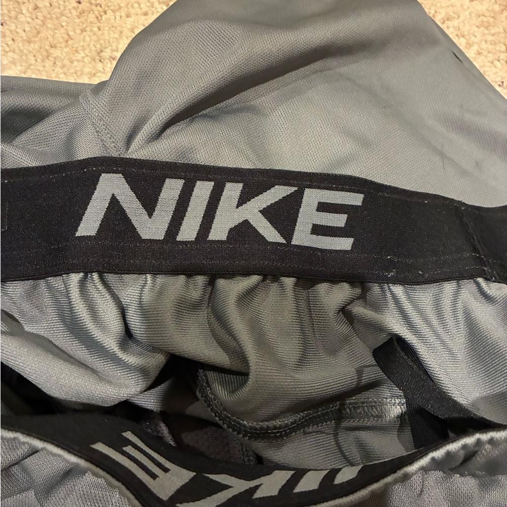Nike Kids Gray Athletic Shorts - Picture 4 of 6